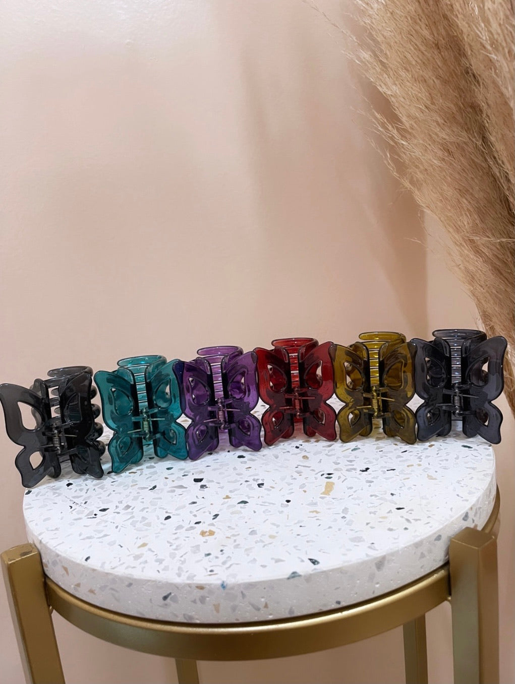 Ombré mariposa clippies